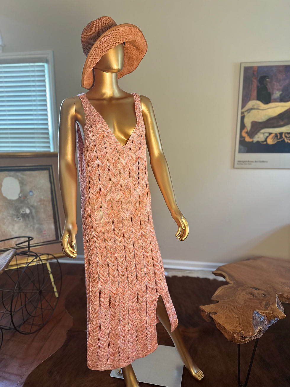 Thumbnail: Madden NYC Crochet Knit Dress - Size XXL