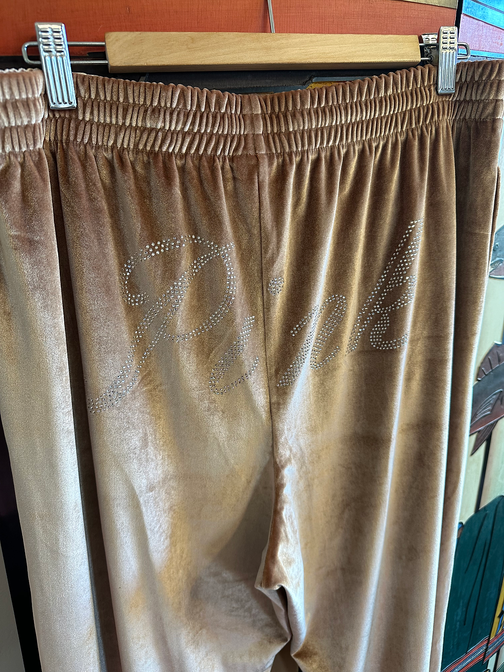 Thumbnail: PINK Victoria's Secret Velour Tracksuit - Size XL