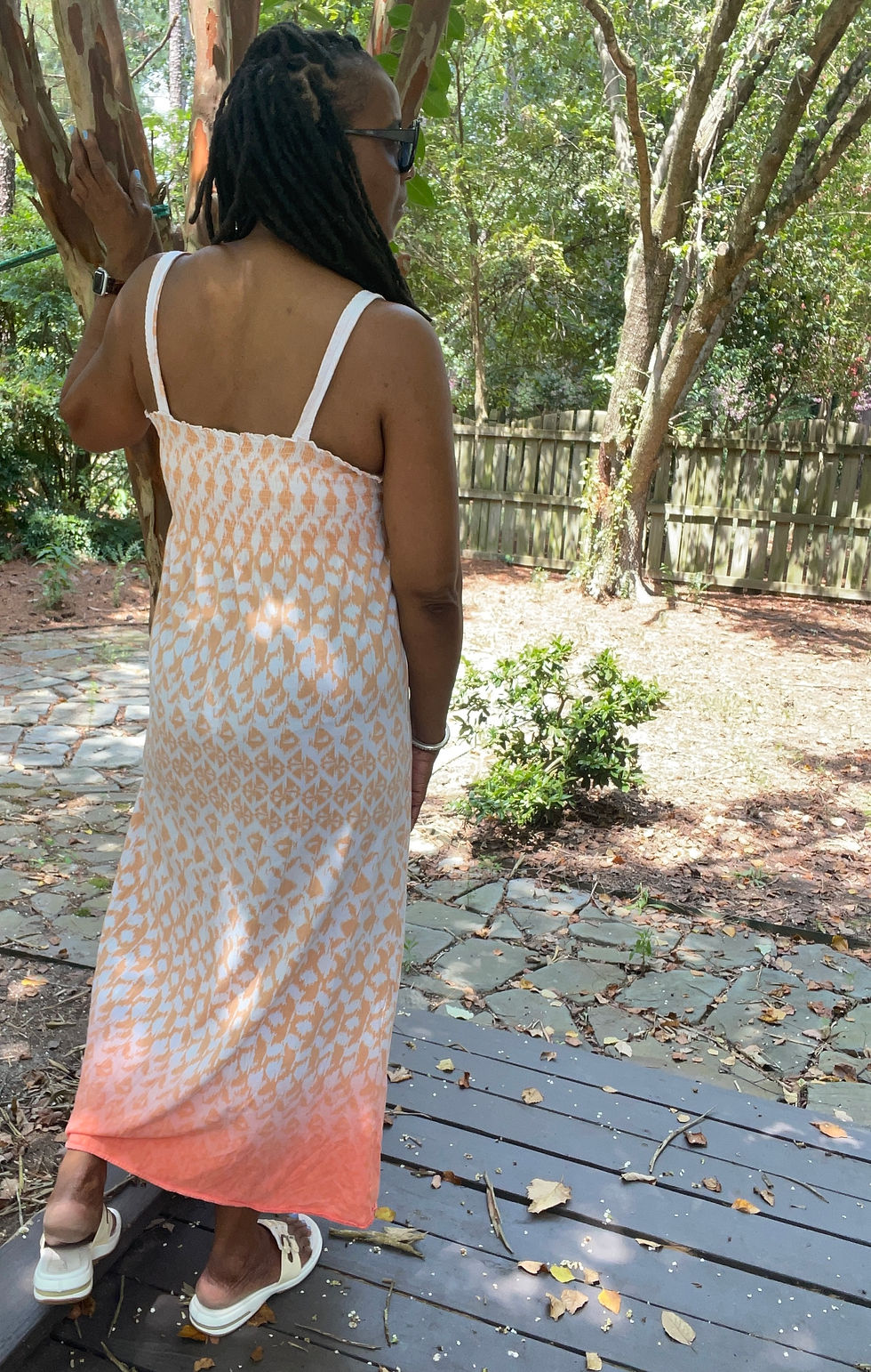 Thumbnail: Calvin Klein Peaches & Cream Sundress - Size M