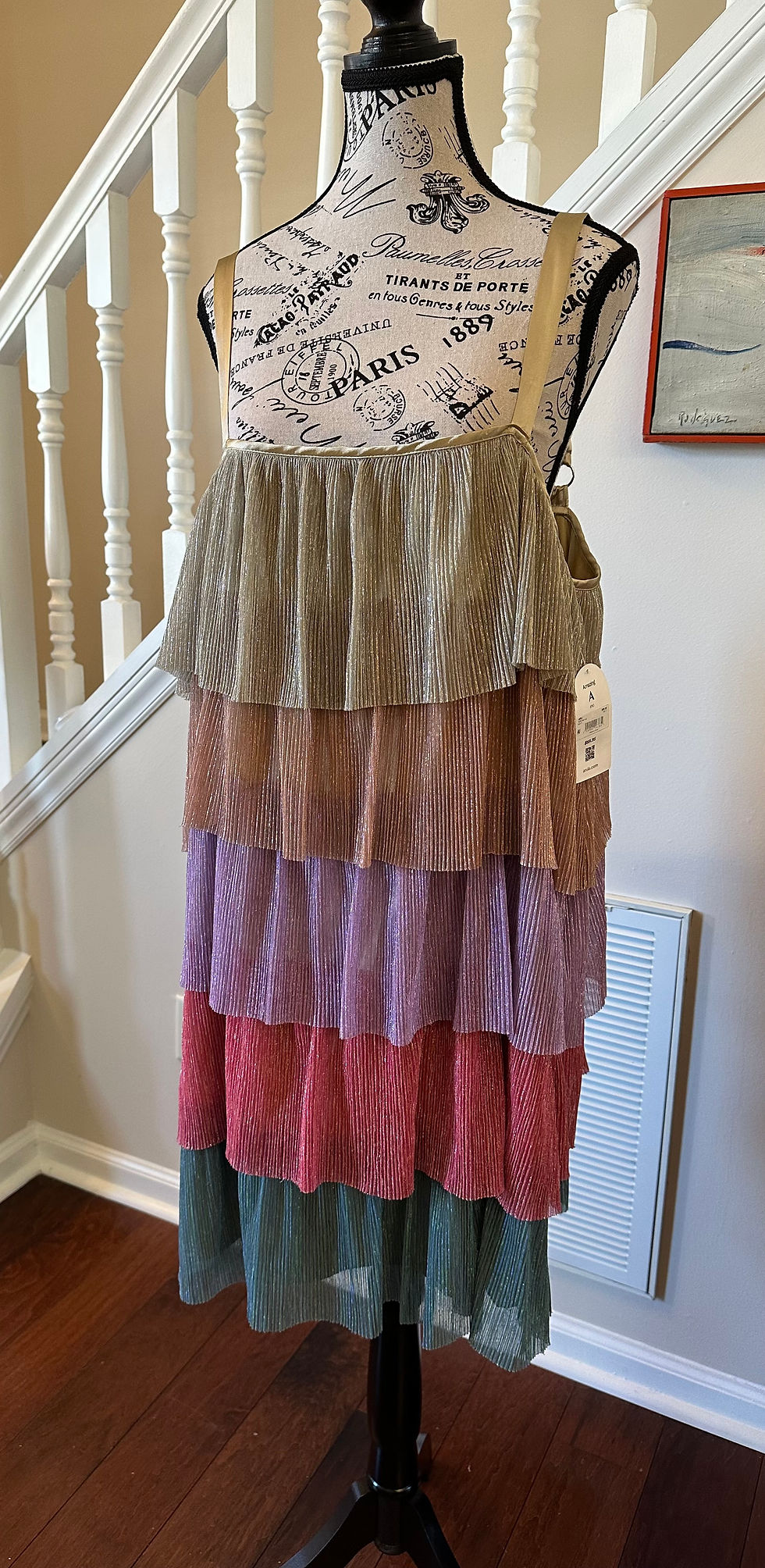 Thumbnail: Nwt Arula Tiered Mini Dress - Size 1X