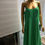 Thumbnail: On 34th Green Cocktail Dress - Size L