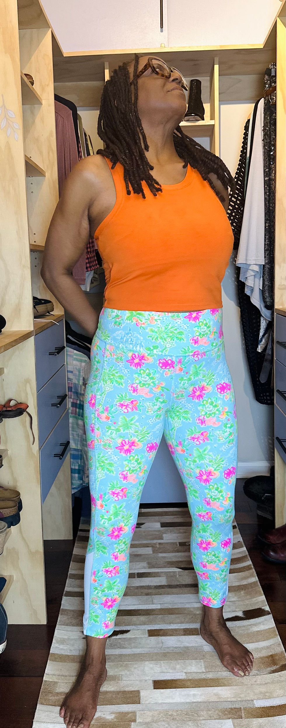 Thumbnail: Lilly Pulitzer Lilly Loves Disney Theme High Rise Legging - Size M
