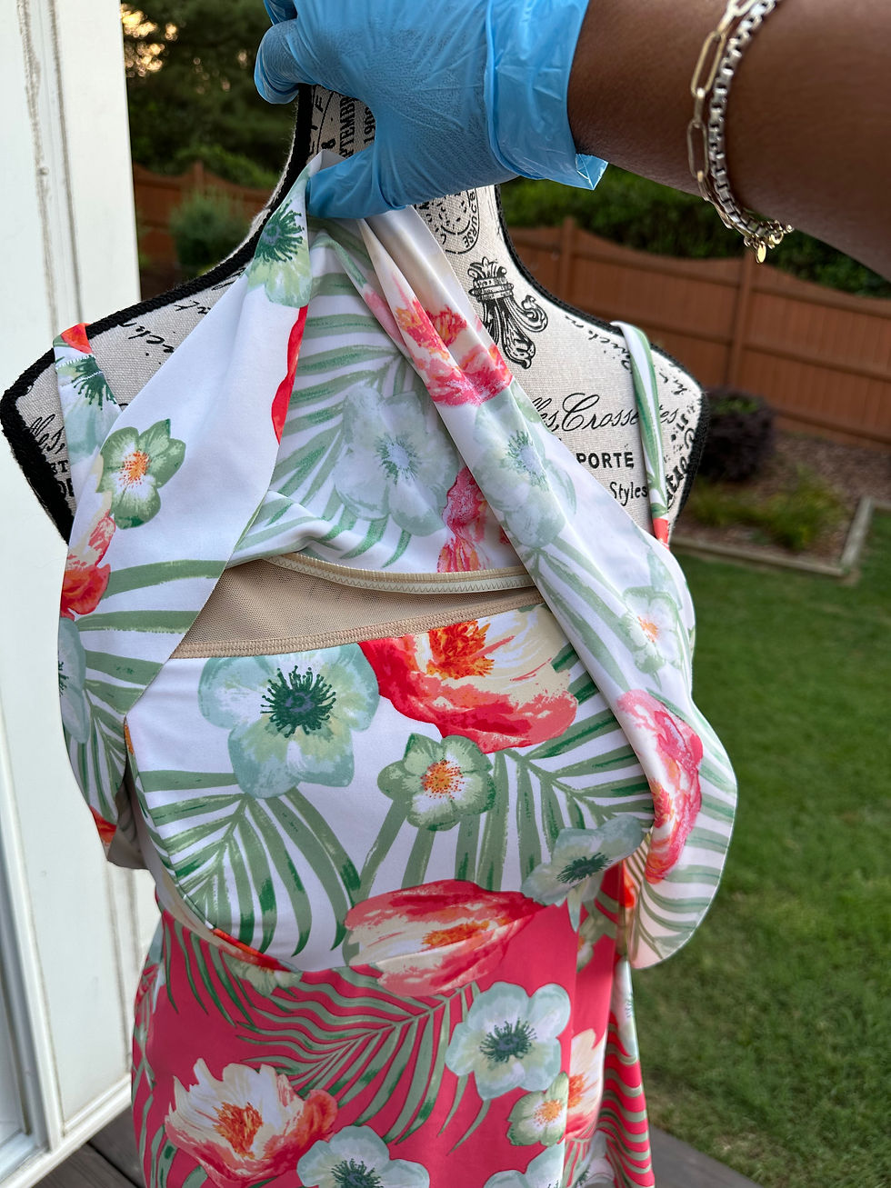 Thumbnail: Swim By Cacique Tankini Swim Top - Size 14