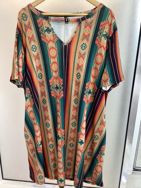 Thumbnail: New Crazy Train Wide Fit Dress - Size 2XL