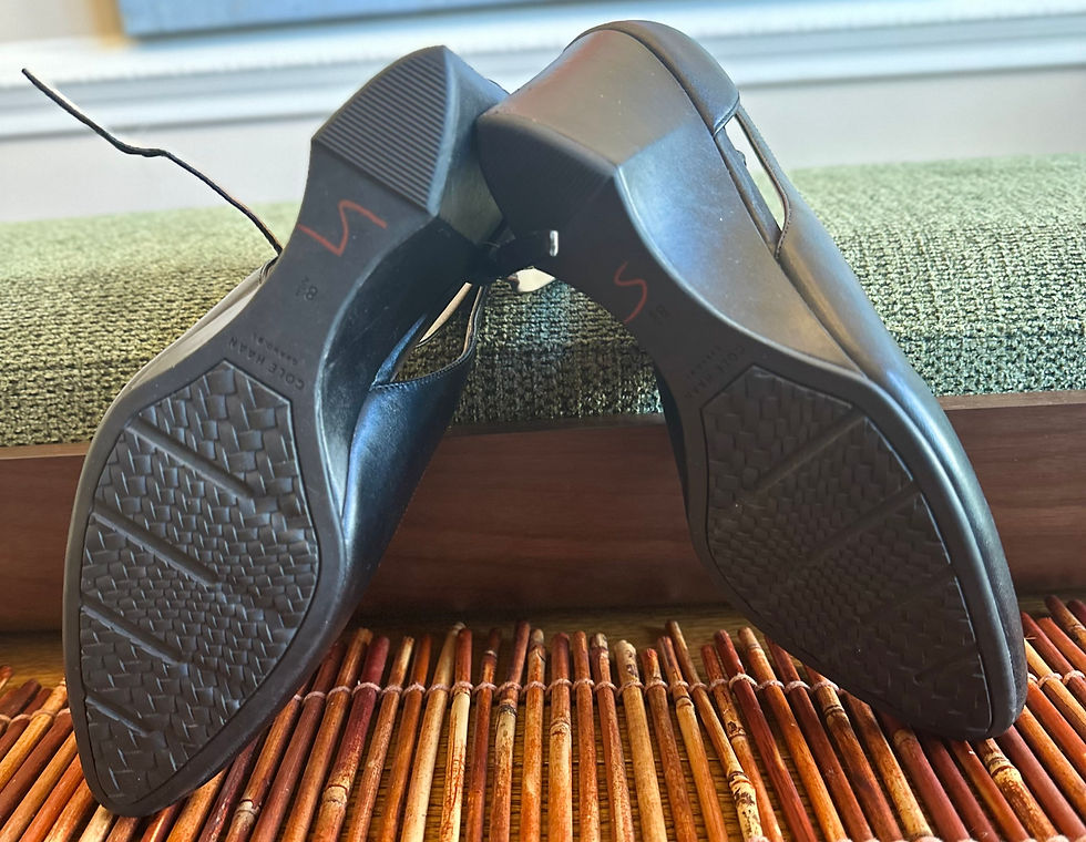 Thumbnail: Cole Haan Black Wedge Pump - Size 8.5B