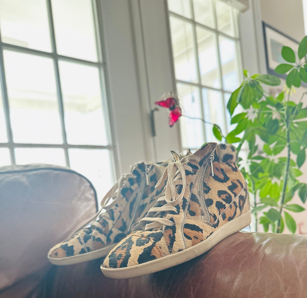 Thumbnail: Klub Nico Leopard Print Sneaker - Size 8