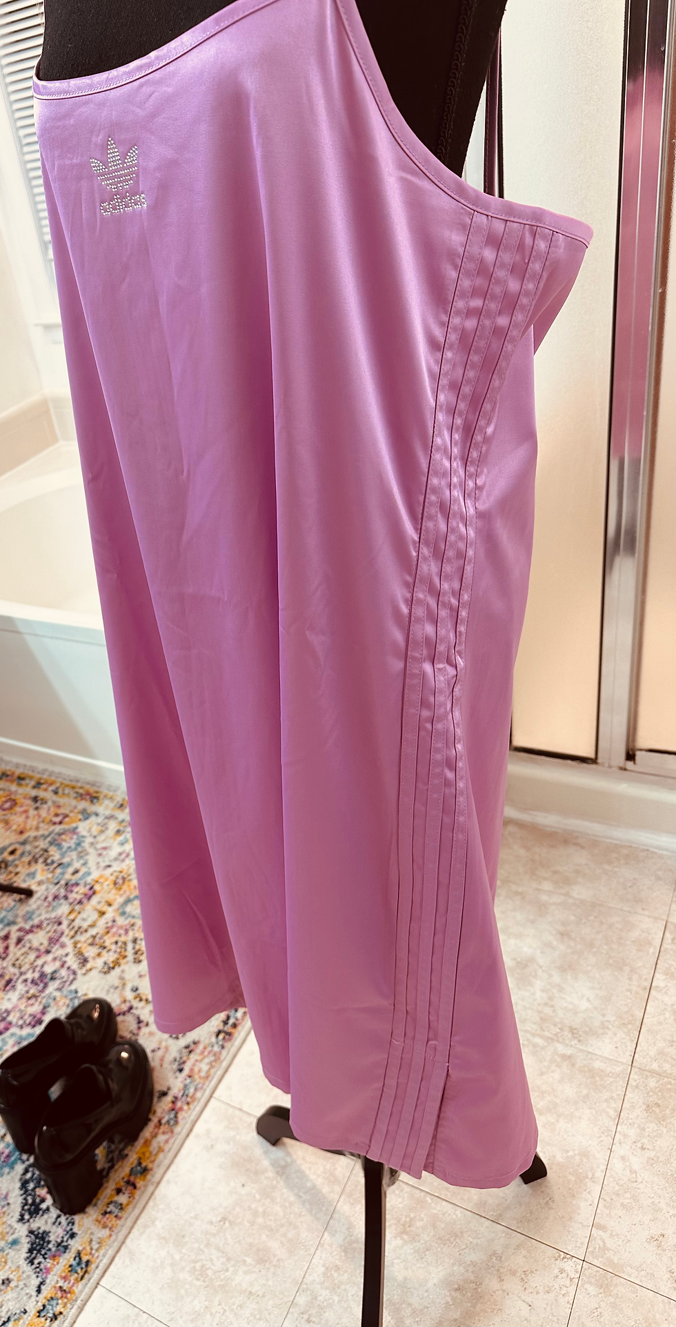 Thumbnail: Nwt Adidas Bliss Orchard Satin Dress - Size XL