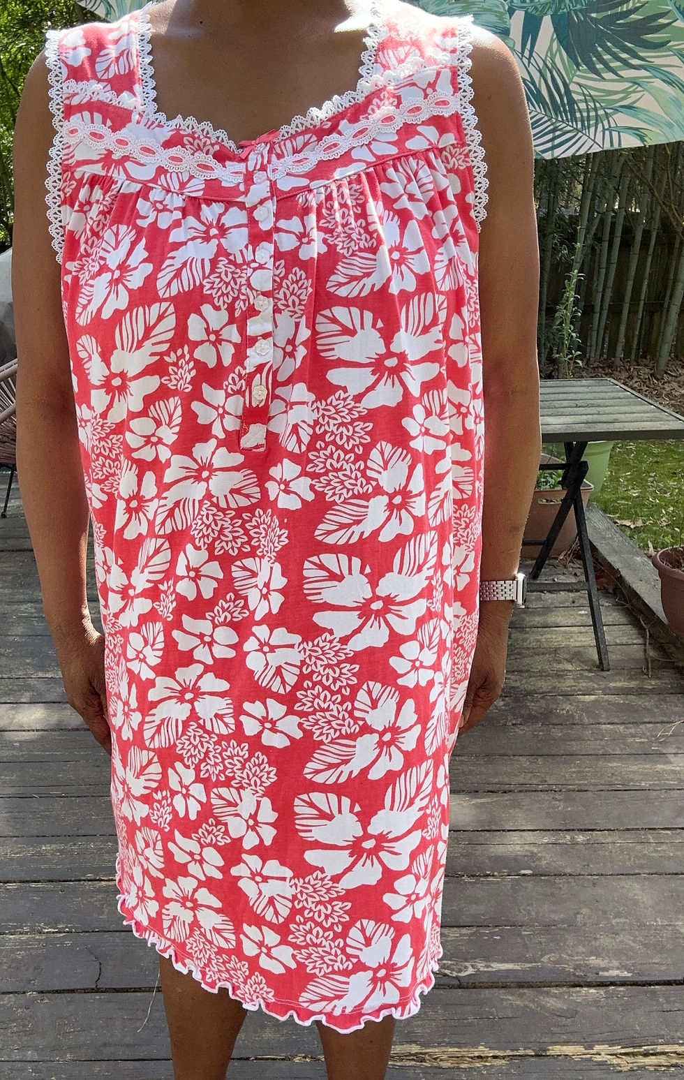 Thumbnail: Coral Bay Floral House Dress - Size XL