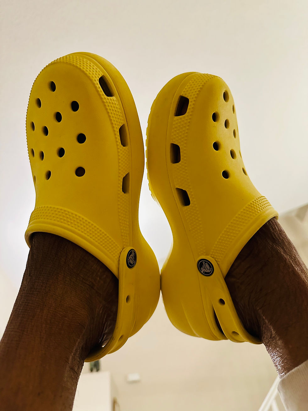 Thumbnail: Crocs Unisex Crush Yellow Clog - Size 9 Women