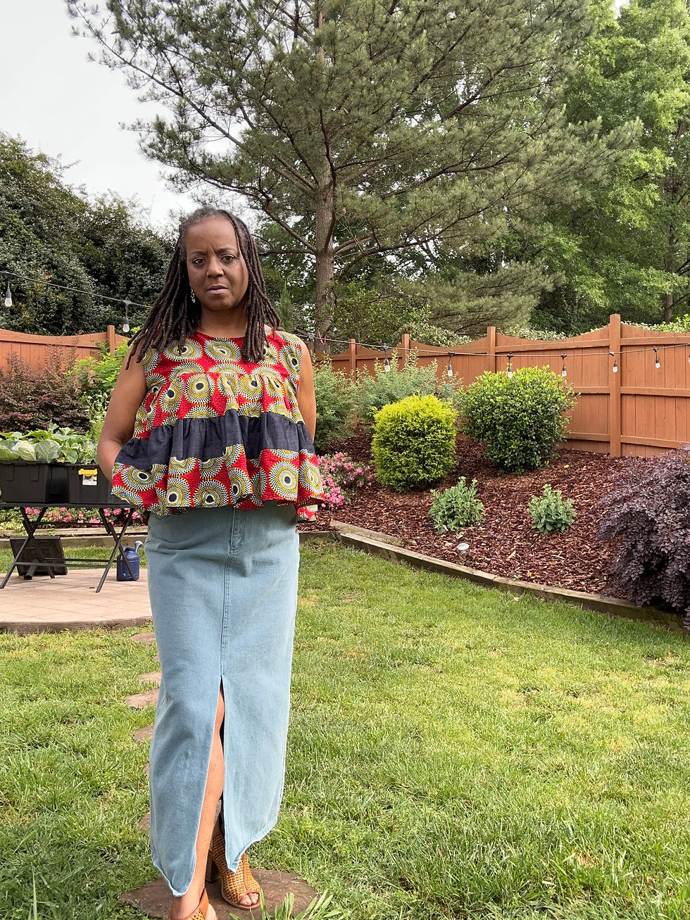 Thumbnail: Jones New York Country Vintage Denim Long Skirt - Size 12