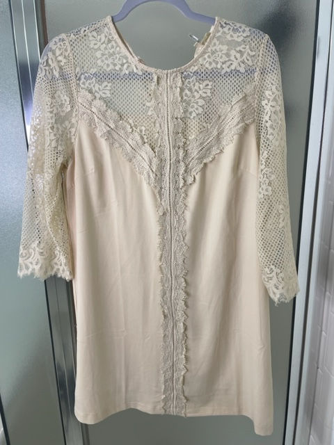 Thumbnail: Entro Lace Long Sleeve Dress - Size M