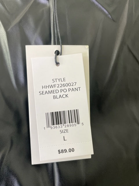 Thumbnail: Halston Vegan Leather Pants - Size L