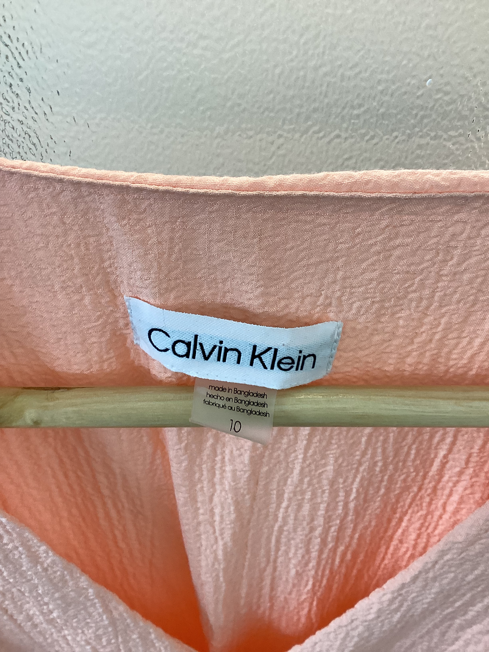 Thumbnail: Calvin Klein Peach Maxi Dress - Size 10