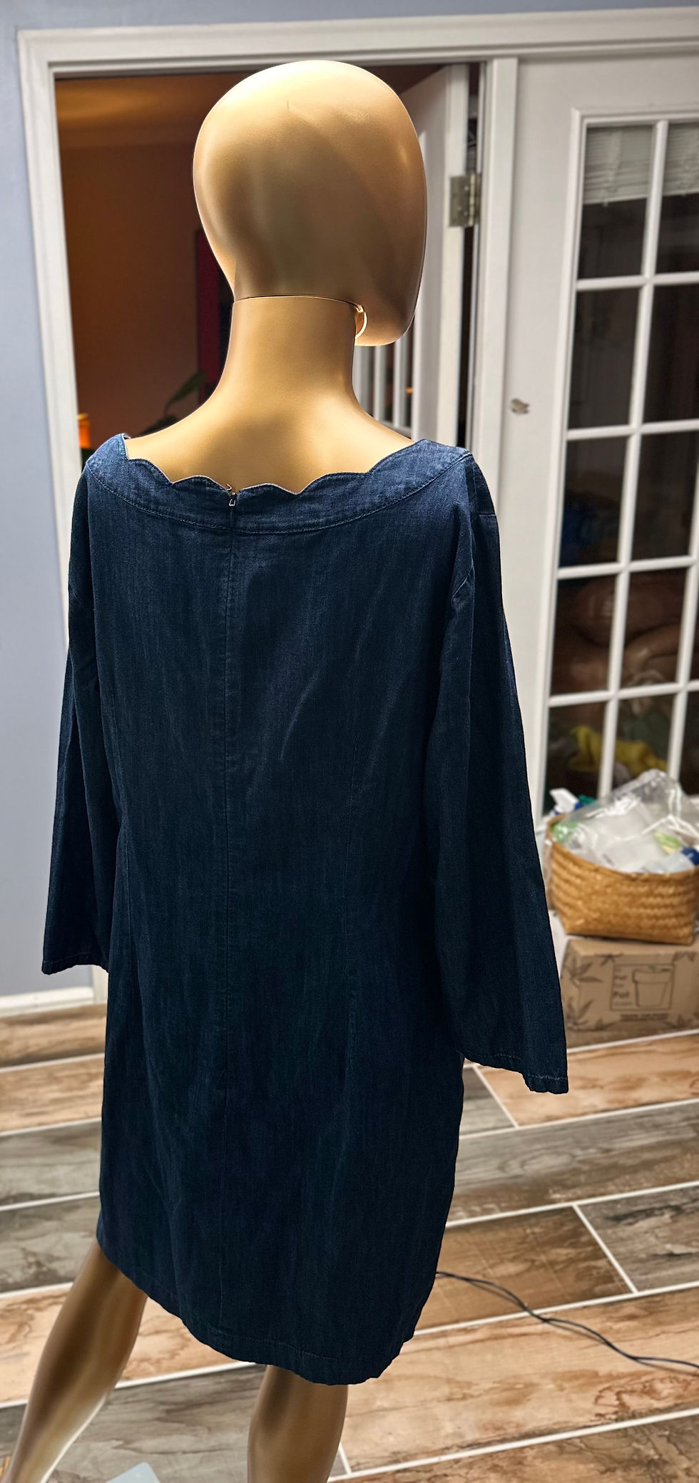 Thumbnail: Talbots Denim Dress - Size 12