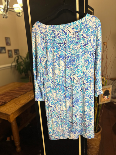 knee length dresses for ladies Lilly Pulitzer UPF 50+ Sophie Ruffle Dress