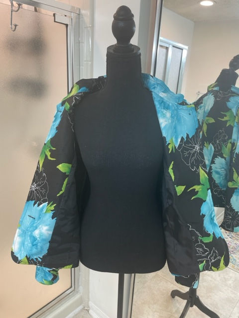 Thumbnail: Joni B Multicolor Blazer Jacket with Long Sleeves - Size L