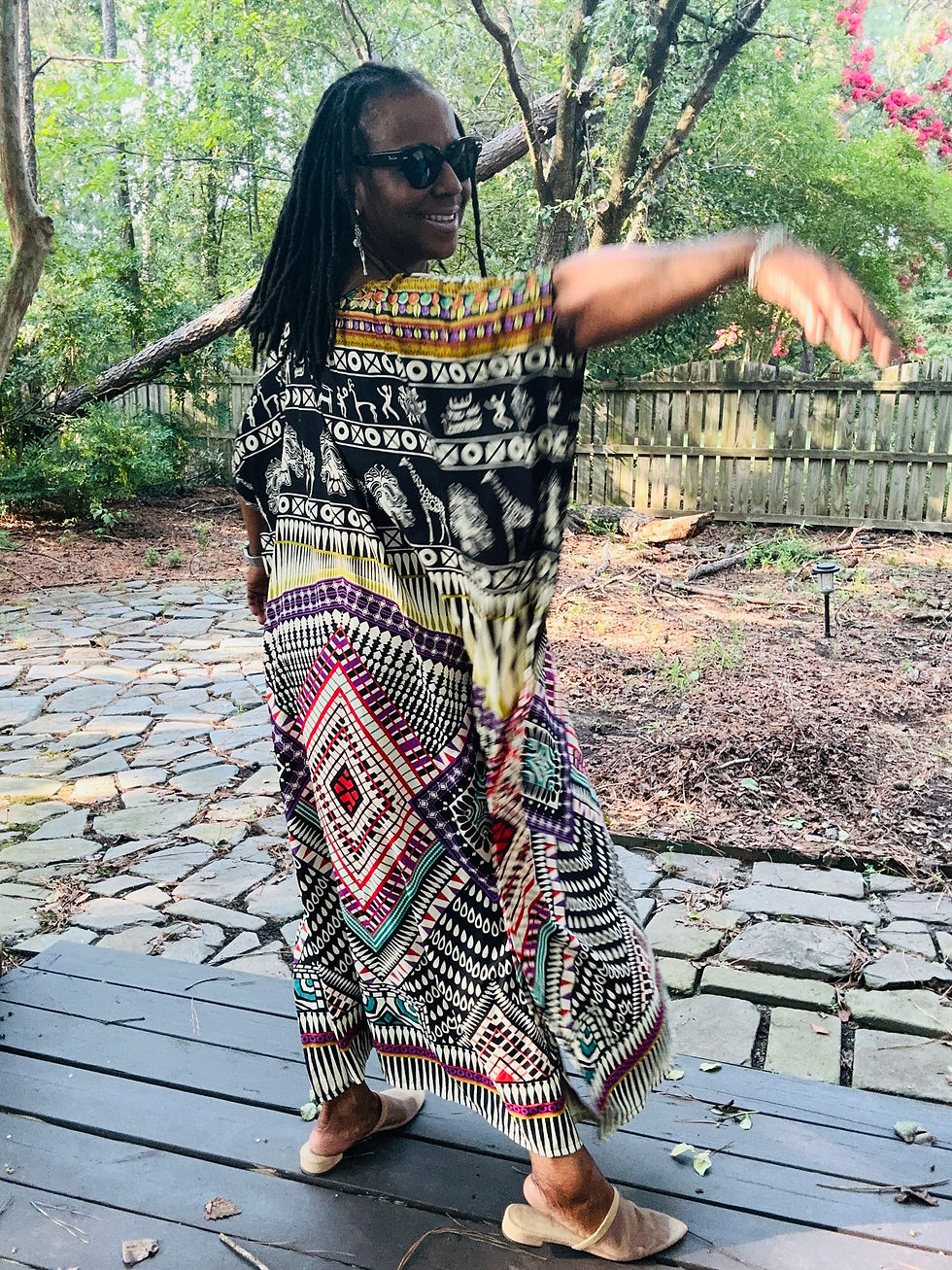 Thumbnail: Winlar World Bazaar Caftan - Size Os