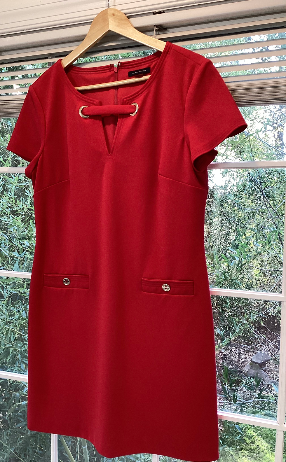 Thumbnail: Tommy Hilfiger Red Dress - Size 12