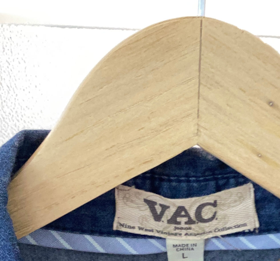 Thumbnail: VAC Vintage Denim Shirt Dress - Size L