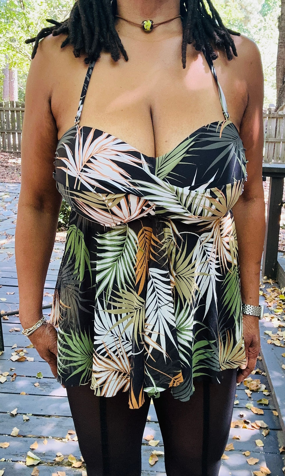Thumbnail: Kona Sol Tankini Swim Top - Size XL