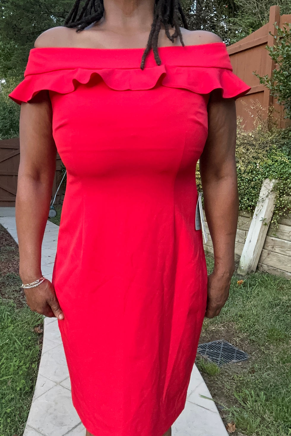 Thumbnail: Nwt Eliza J Red Cocktail Dress - Size 14
