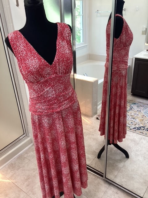 Thumbnail: Scarlett Long Red Dress - Size 10