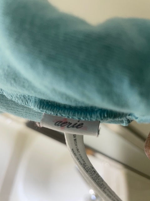 Thumbnail: aerie Corduroy Sports Bra - Size XL