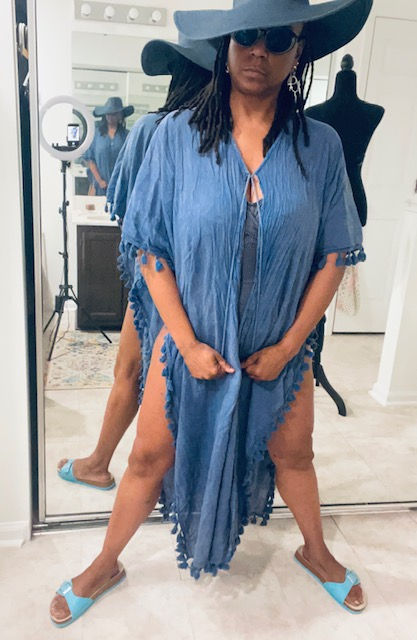 Thumbnail: Cute Options Beach Kimono - Size M
