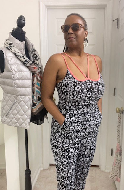 Thumbnail: Derek Heart Multi Strap Jumpsuit - Size M