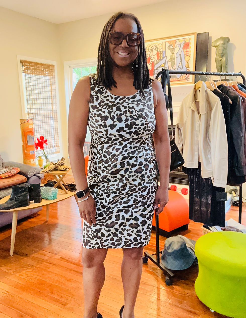 Thumbnail: Jones New York Leopard Print Dress - Size 12