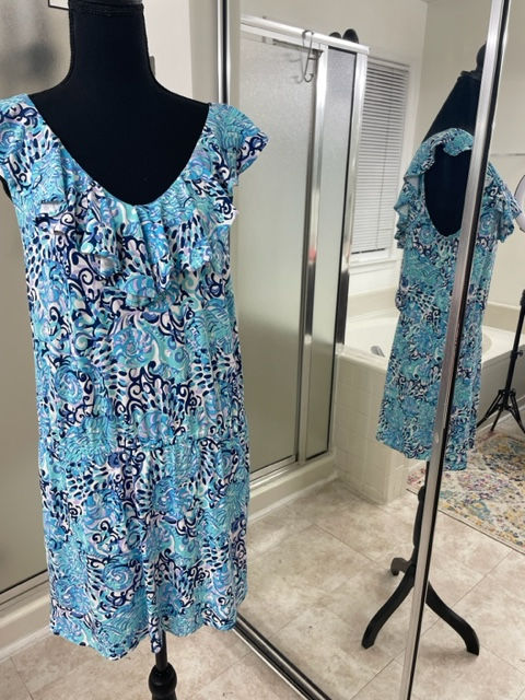 Thumbnail: Lilly Pulitzer Mini Dress w/ Hidden shorts - Size L