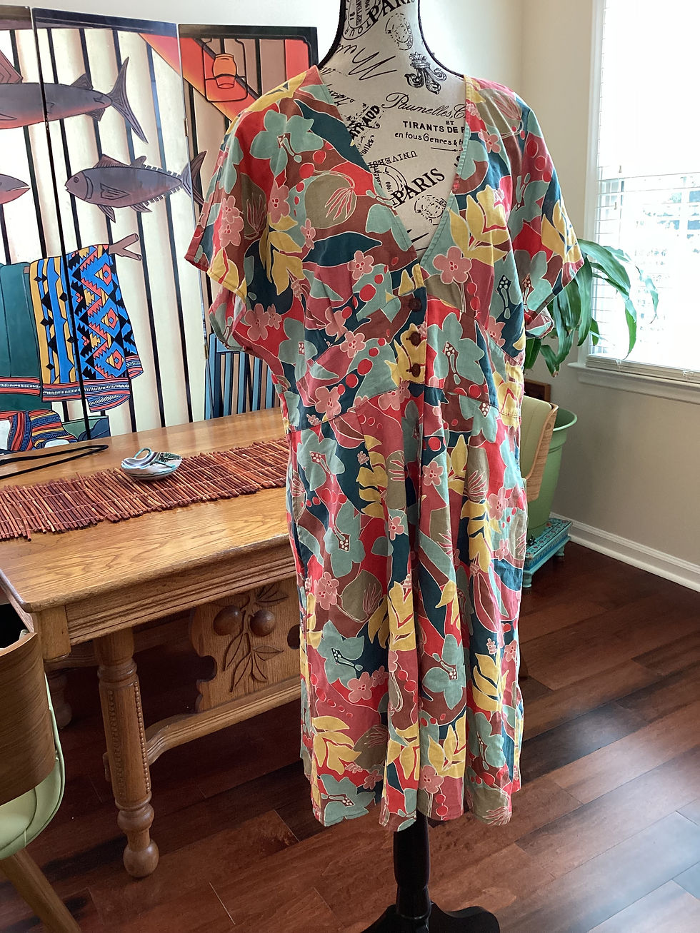 Marine Layer Camila Floral Dress  - Size XL