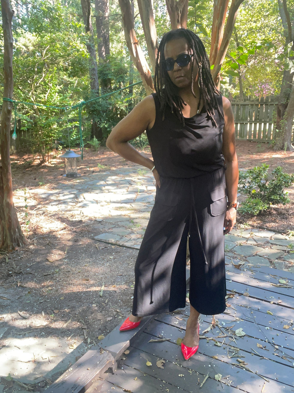 Thumbnail: New Vince Camuto Black Jumpsuit - Size L