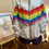 Thumbnail: Tipsy Elves Rainglow Windbreaker Hoodie Jacket - Size L