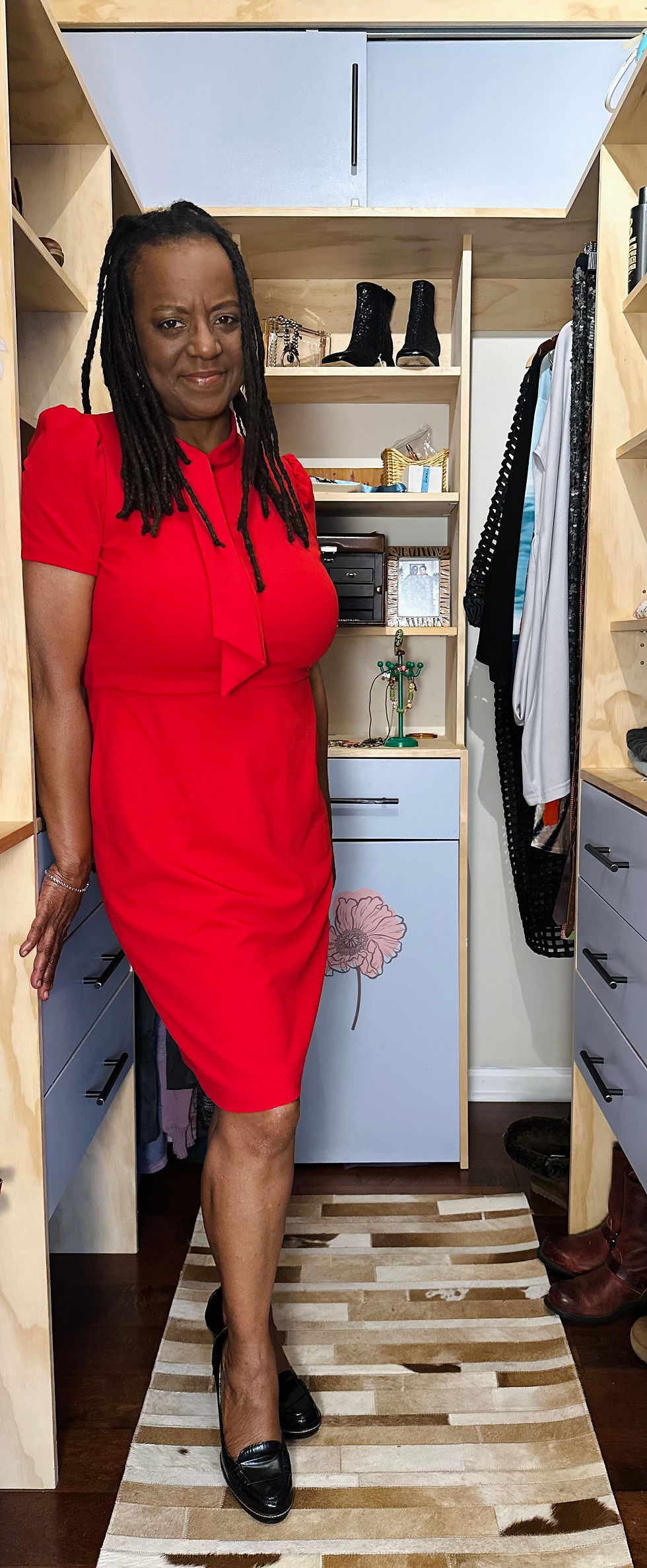 Thumbnail: Liz Claiborne Red Dress - Size 12