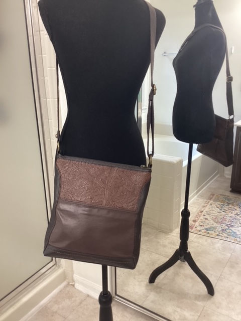 The Sak Lucia Crossbody Brown Leather Bag