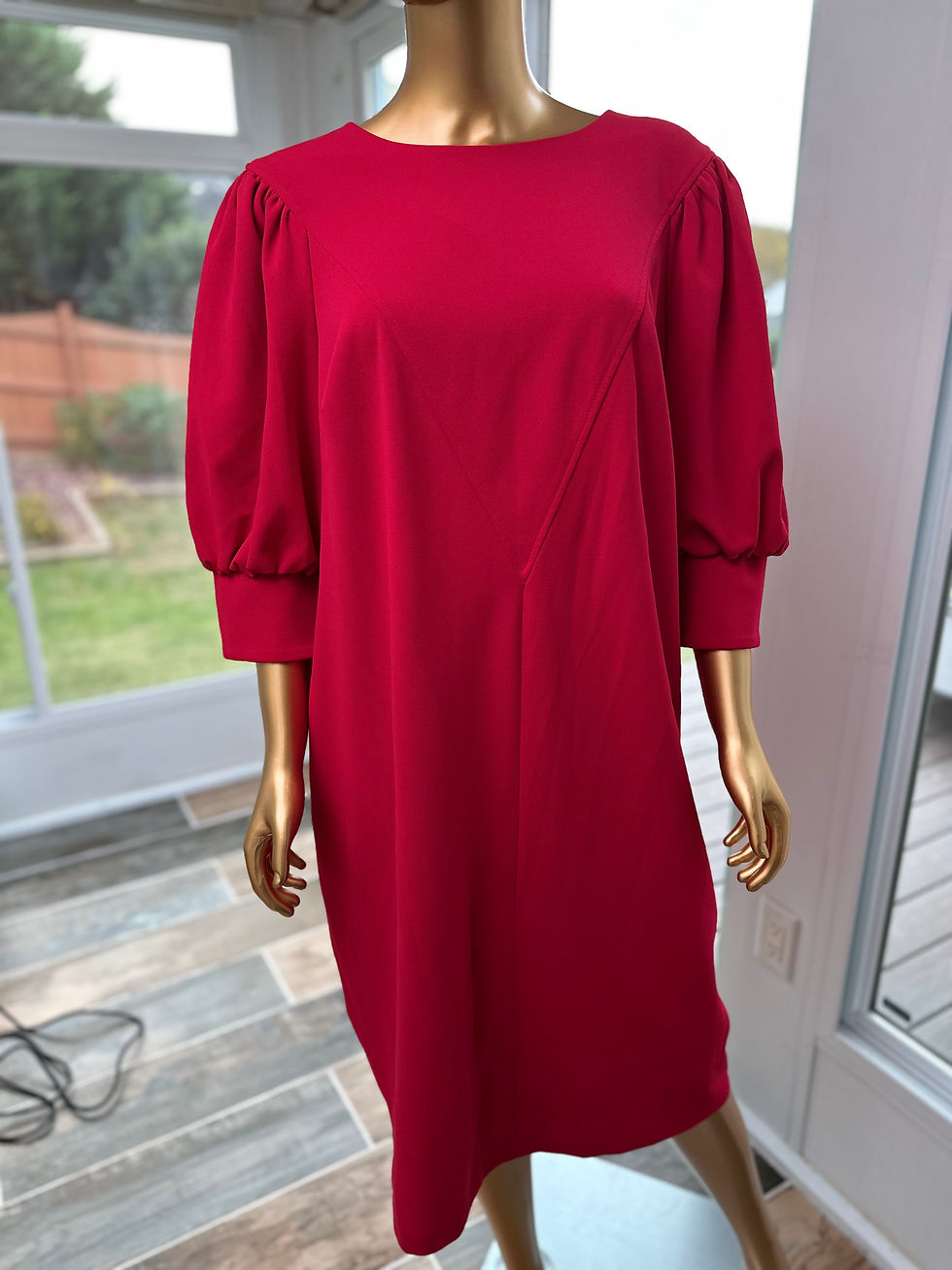 Thumbnail: Calvin Klein Red Dress - Size 18W