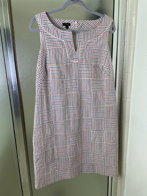 Thumbnail: Talbots Stars & Strip Dress - Size 12