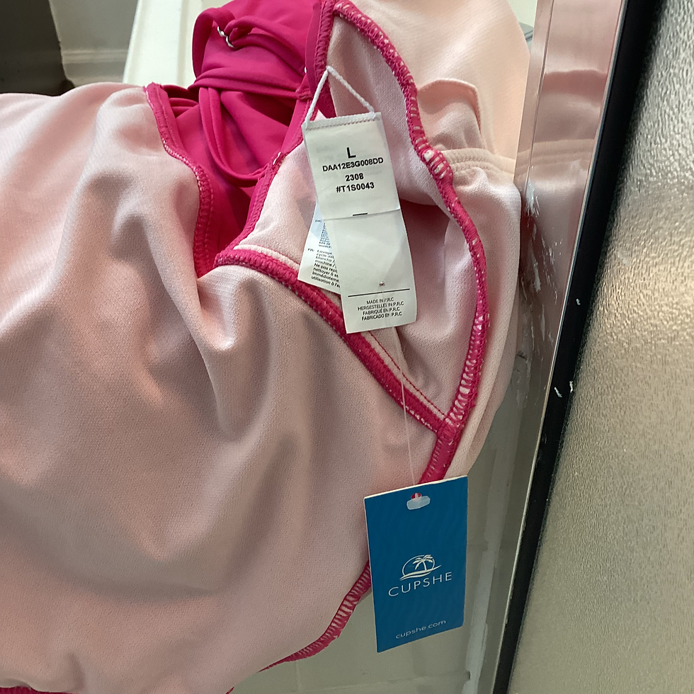 Thumbnail: Nwt Cupshe One Piece Hot Pink Swimsuit - Size L