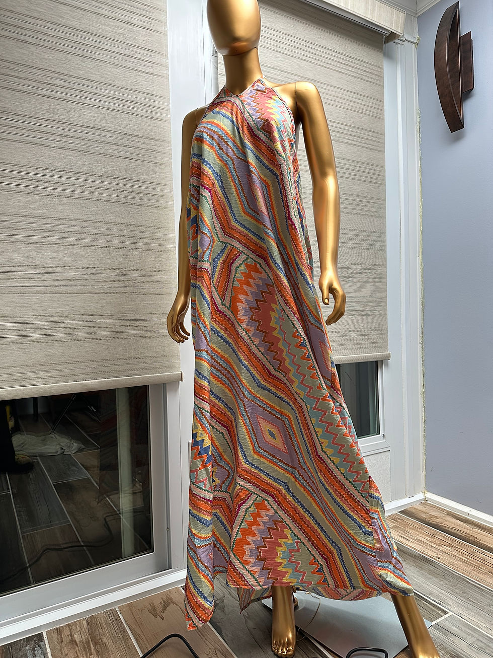 Thumbnail: Nwt Eloquii Halter Sundress - Size 24