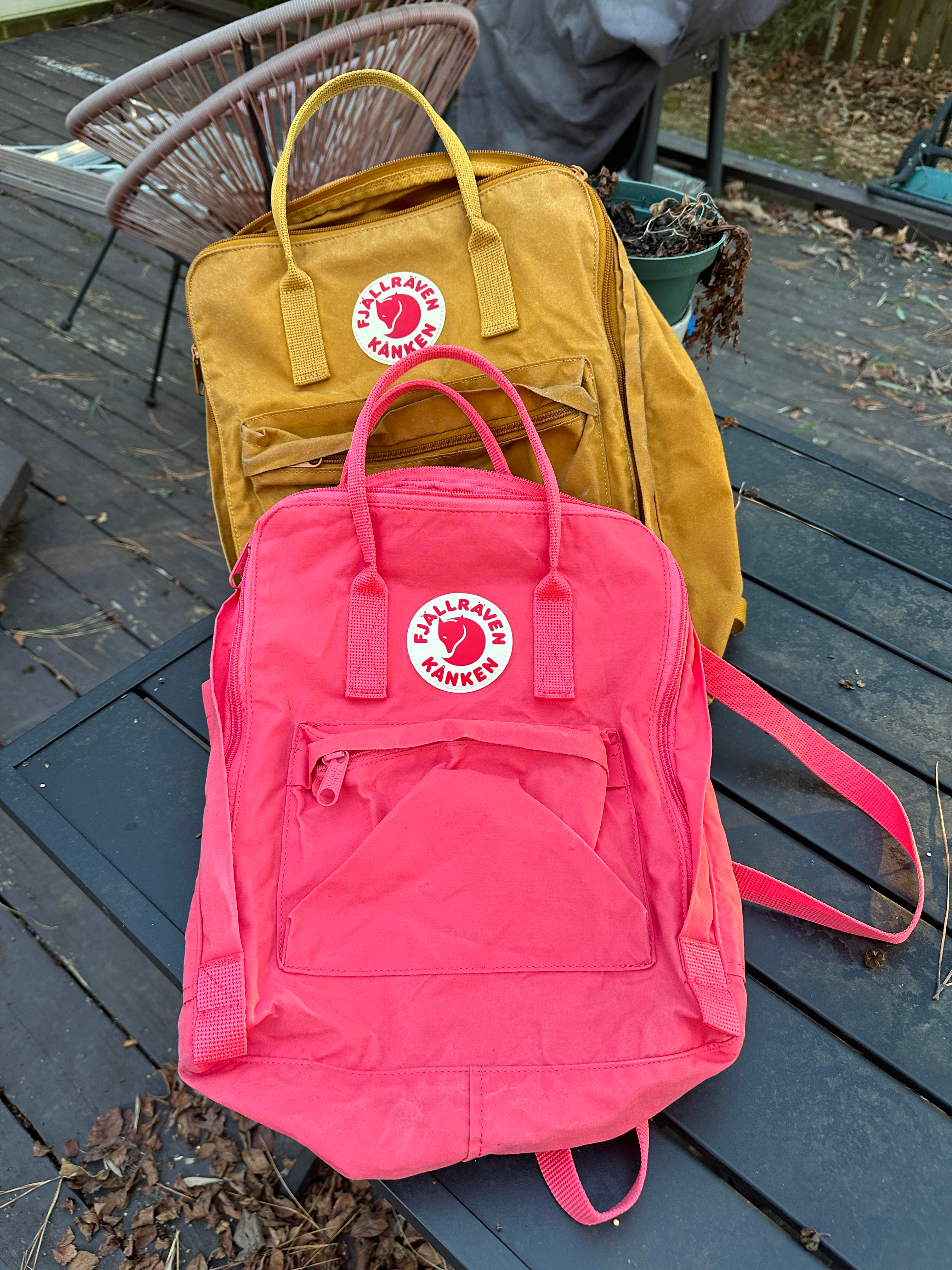Kanken Red Laptop 15" Backpack