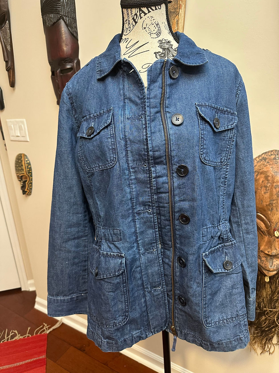Thumbnail: Talbots Denim Jacket - Size LPetite