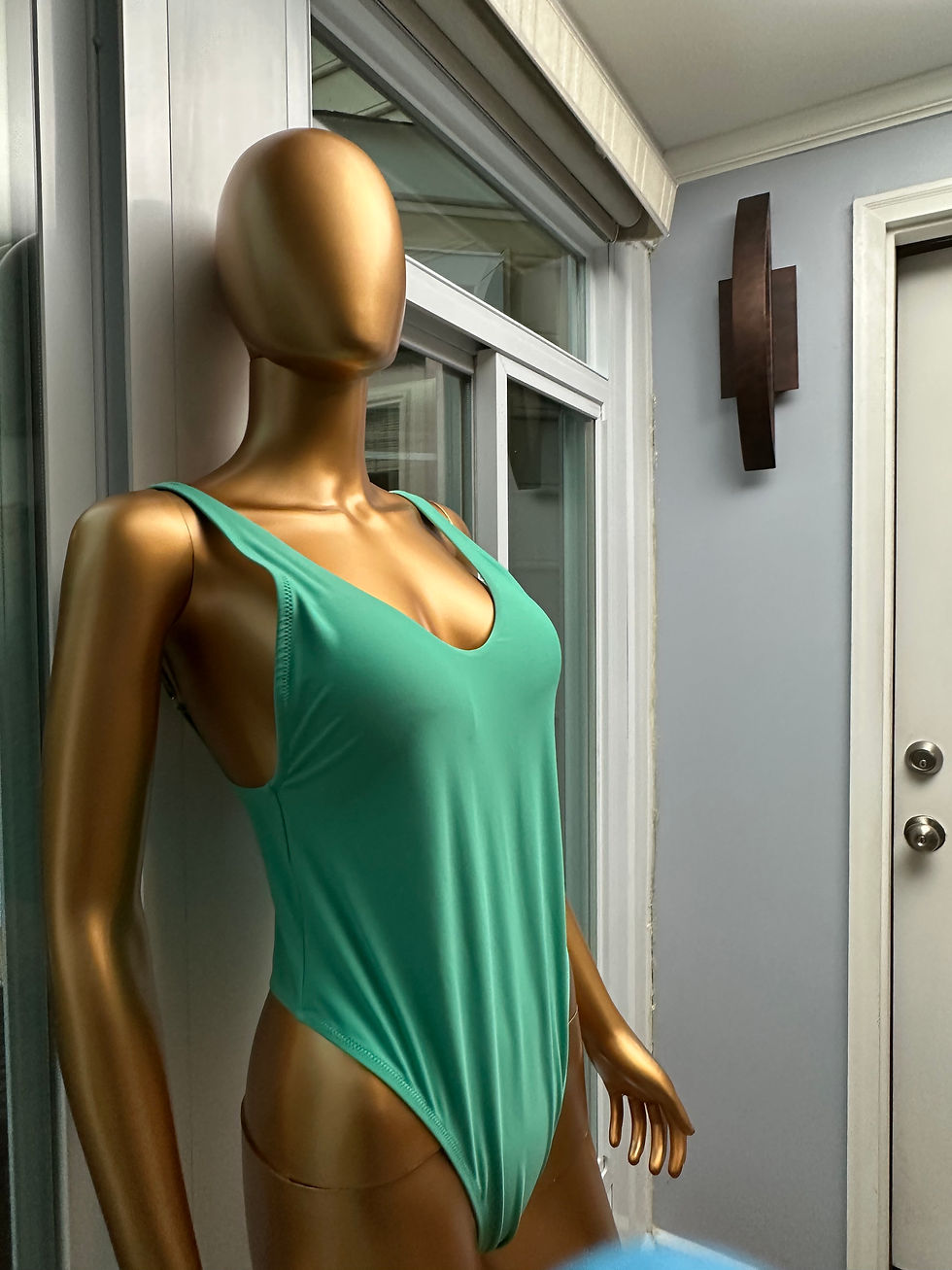 Thumbnail: Nwt Relleciga Teal One Piece Swimsuit - Size XL