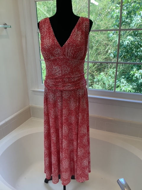 Thumbnail: Scarlett Long Red Dress - Size 10