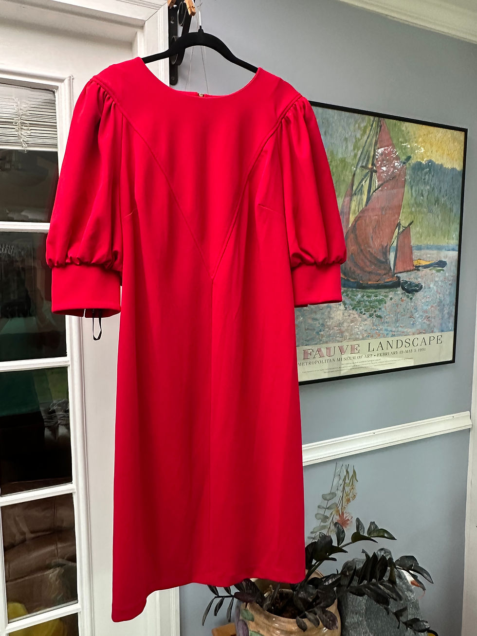 Thumbnail: Calvin Klein Red Dress - Size 18W