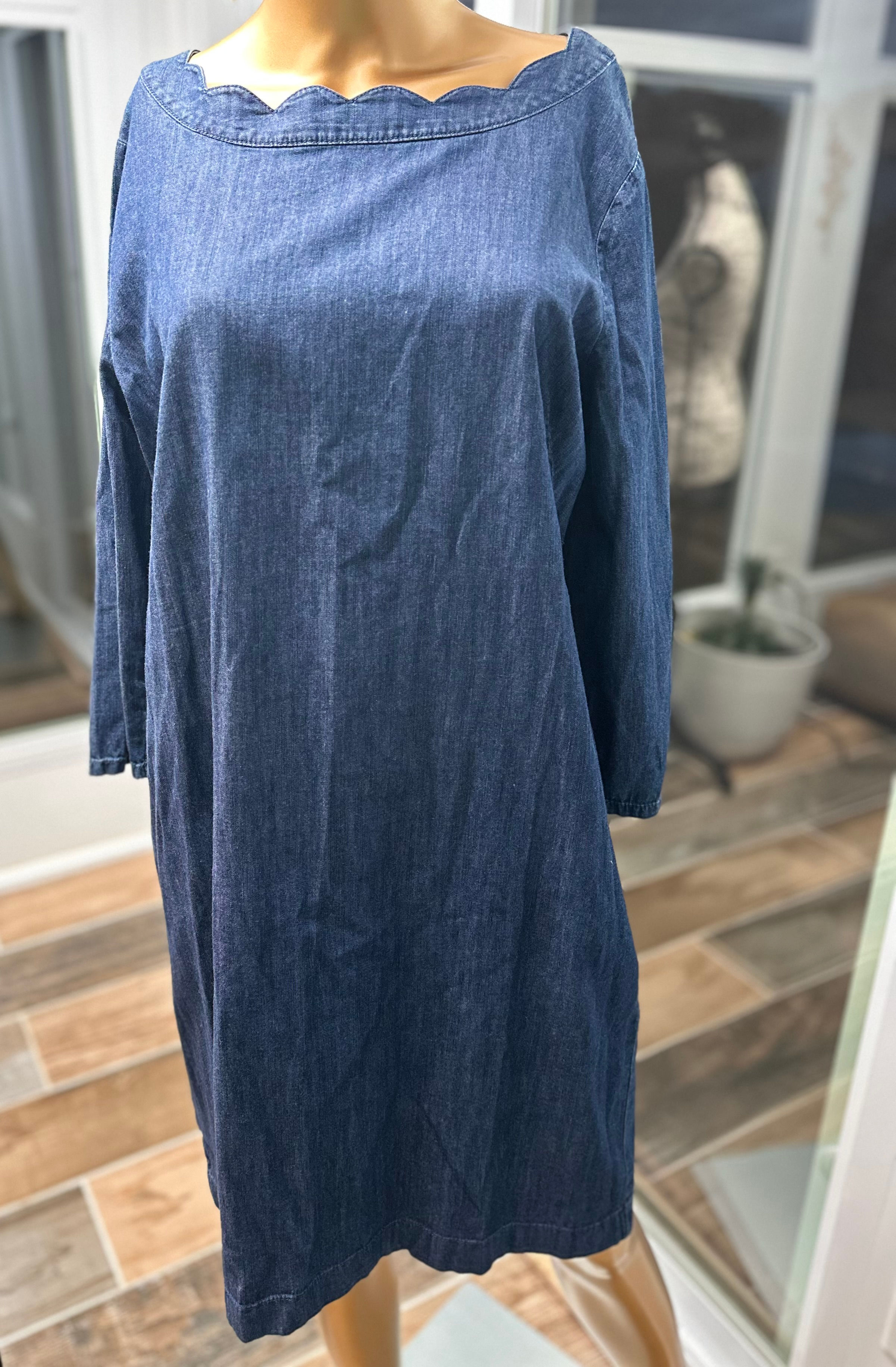 Talbots Denim Dress - Size 12