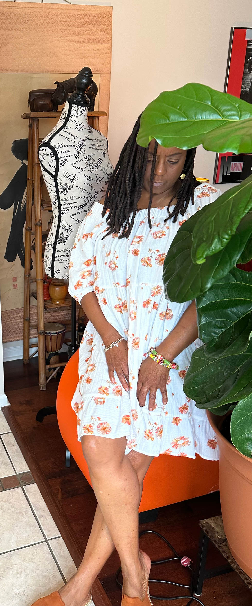 Thumbnail: Nwt Wonderly Off Shoulder Long Dress - Size L