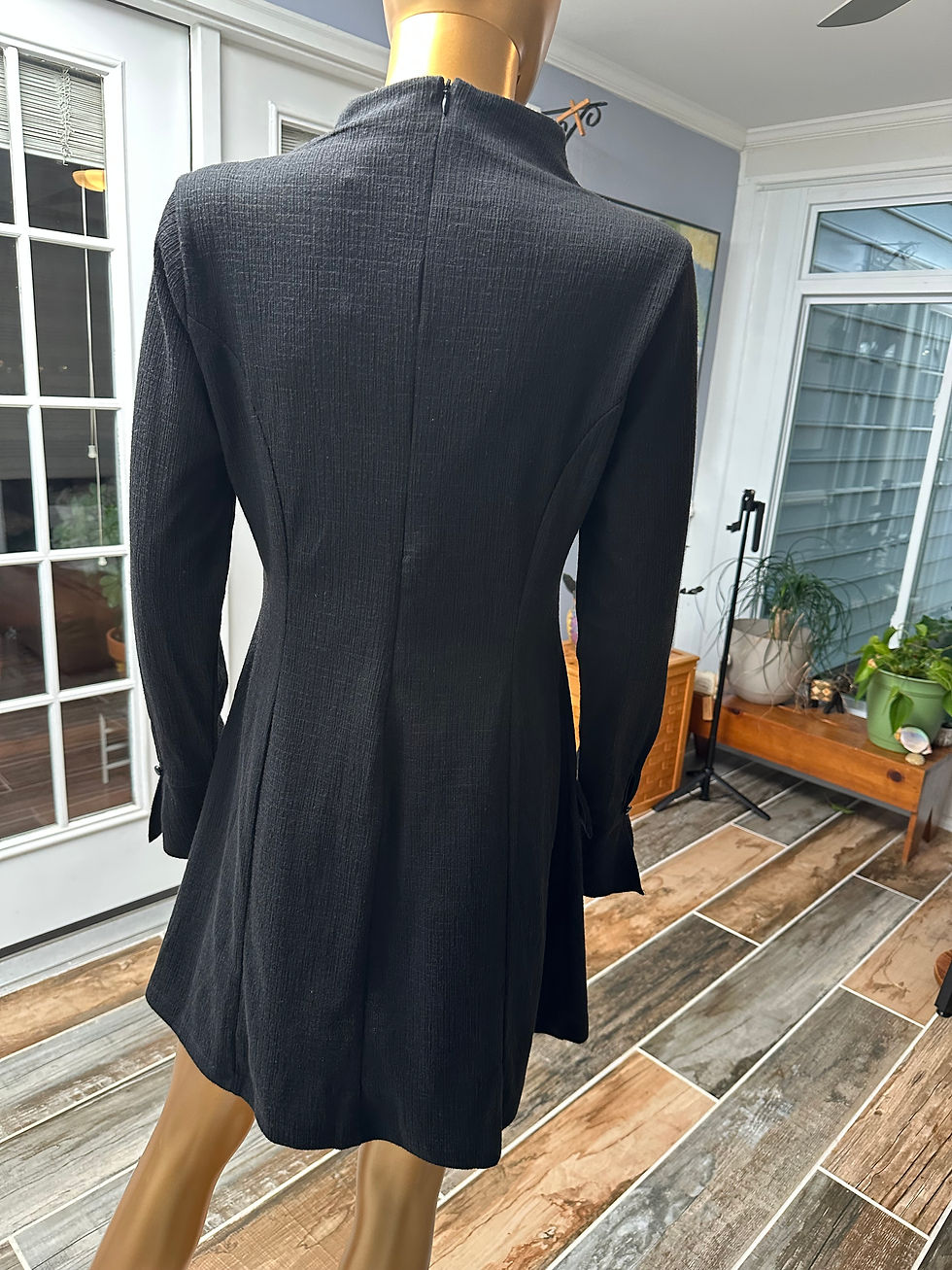 Thumbnail: Nwt Francesca's Black Aseymetric Dress - Size L