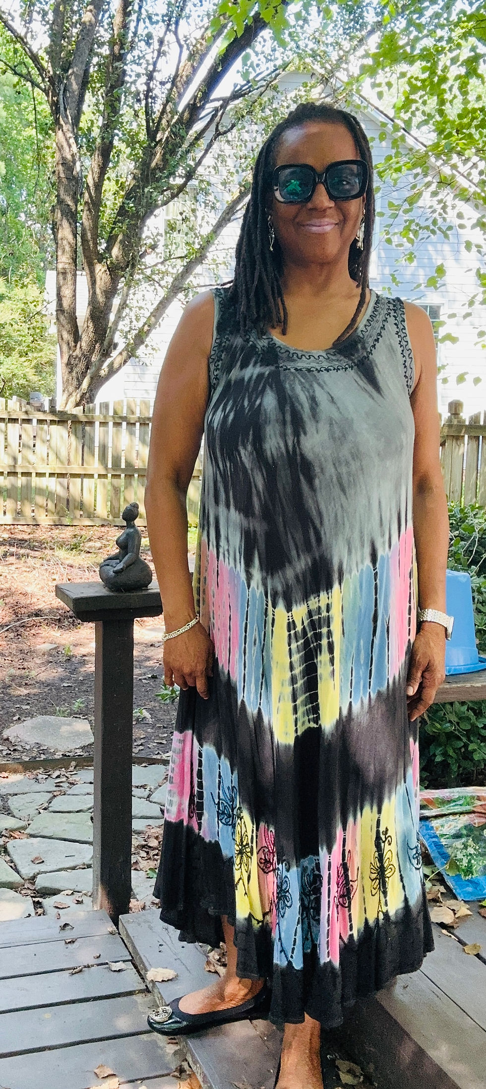 Thumbnail: India Boutique Long Dress - Free Size