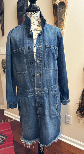maxi dress with denim shirt Mylie Denim Maxi Dress